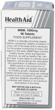 MSM Methylsulfonylmethan 1000 mg 90 Tabletten MSM Methylsulfonylmethan 1000 mg 90 Tabletten
