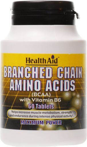 HealthAid BCAA verzweigtkettige Aminos&auml;uren 60 Tabletten