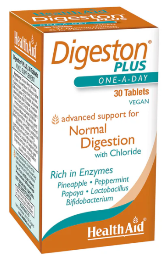 HealthAid Digeston Plus Reich an Enzymen 30 Tabletten