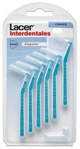 Lacer Interdentalb&uuml;rste, eckig, zylindrisch, konisch, 6 Einheiten