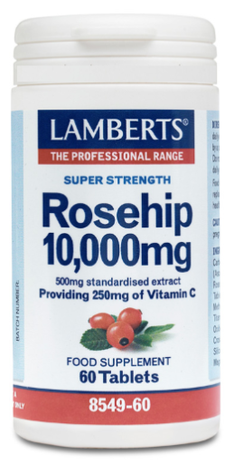 Lamberts Hagebutte 10.000 mg liefert 250 mg Vitamin C 60 Kapseln