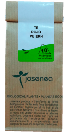 Josenea Red Tea Bag von 10 Umschl&auml;ge
