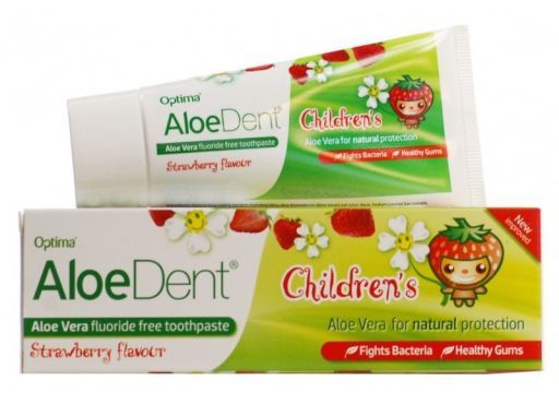 Madal Bal Dentifrico Aloe Vera ohne Fluor Erdbeere Kinder 50 ml