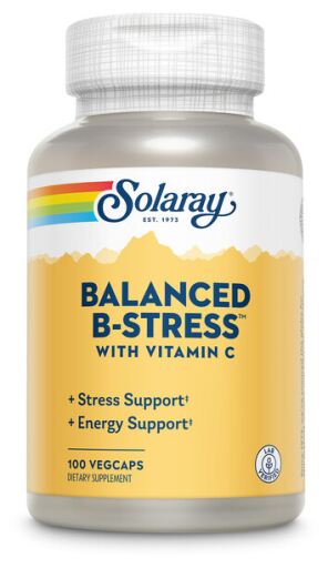 Solaray Ern&auml;hrungsphysiologisch ausgewogene B-Stress 100 pflanzliche Kapseln