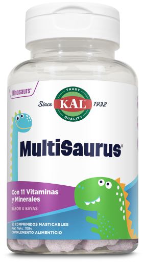 Multisaurus Multin&auml;hrstoffe 60 Kautabletten
