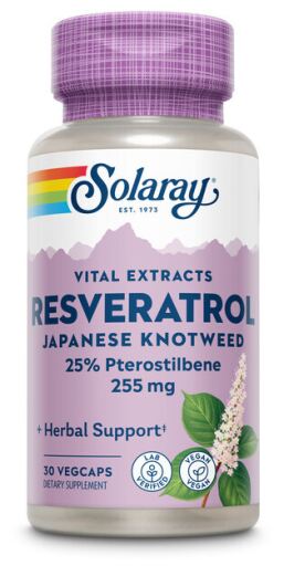 Solaray Super Resveratrol 250 mg 30 pflanzliche Kapseln