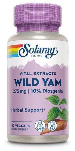 Solaray Mexikanische Yamswurzel, 60 Kapseln