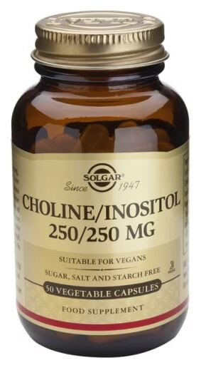 Solgar Cholin-Inositol 250/250 mg 50 Kapseln