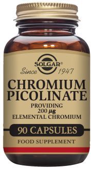 Solgar Chrompicolinat 200 mg 90 Kapseln