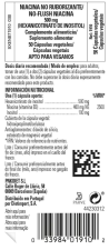 Nicht err&ouml;tendes Niacin 500 mg 50 Kapseln