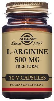 Solgar L-Arginin 500 mg 50 Gem&uuml;sekapseln
