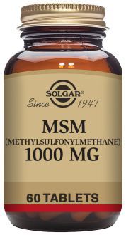 Solgar MSM Methylsulfonylmethan 1000 mg 60 Kapseln