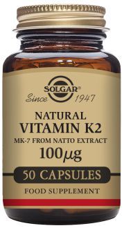 Solgar Vitamin K2 100mcg Menachinon 7 50 Kapseln