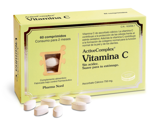 Pharma Nord ActiveComplex Vitamin C Calciumascorbat 60 Tabletten.