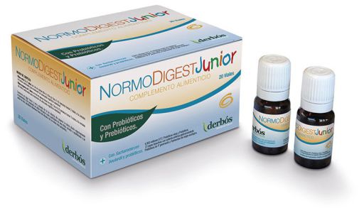Derb&oacute;s Normodigest Junior 20 Ampullen hilft, die Darmflora zu regenerieren