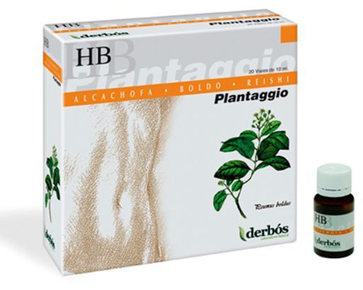Derb&oacute;s Plantaggio hb 20 Fl&auml;schchen mit hepatoprotektiver Wirkung