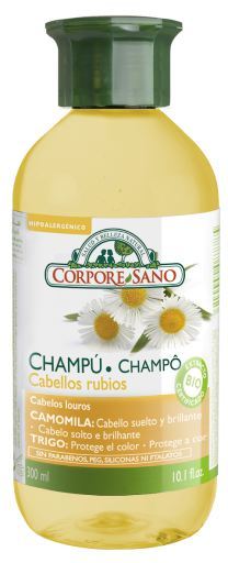Corpore Sano Shampoo f&uuml;r blondes und br&uuml;chiges Haar mit Kamille - 300 Milliliter