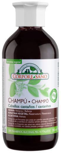 Corpore Sano Henna-Shampoo f&uuml;r braunes Haar - 300 Milliliter