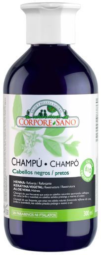 Henna-Shampoo f&uuml;r schwarzes Haar 300 ml