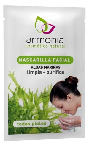 Armon&iacute;a Cosm&eacute;tica Natural Algen-Gesichtsmaske 12 Umschl&auml;ge