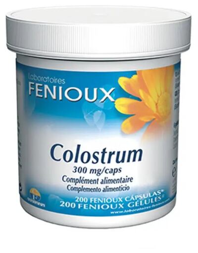 Fenioux Kolostrum 300 mg. 200 Kapseln