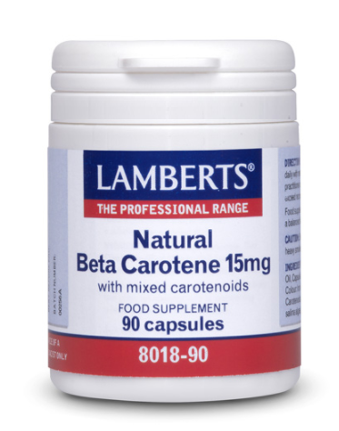 Lamberts Nat&uuml;rliches Beta-Carotin 15 mg mit Mischung aus Carotinoiden 90 Kapseln