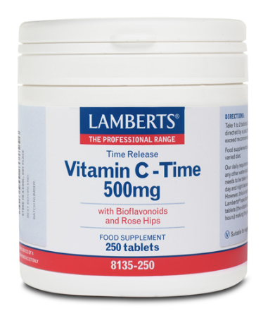 Lamberts Vitamin C 500 mg Retard mit Bioflavonoiden und Hagebutten 250 Tabletten