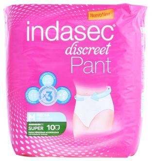 Indasec Super Pant Unterhose Gr&ouml;&szlig;e M 10 St&uuml;ck
