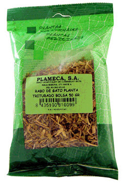 Plameca Schwanzkatze Boden zerkleinert