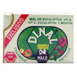 Nale Schachtel mit Honig-Eukalyptus- und Vitamin-A-Bonbons
