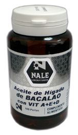 Nale Perlen Leberkabeljau + Vitamin A + Vitamin E 100 Perlen