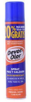 Devor Olor Deo Spray F&uuml;&szlig;e und Schuhe Pro 20%