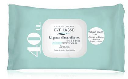 Byphasse Abschminkt&uuml;cher Aloe Vera f&uuml;r sensible Haut (40 Stk)