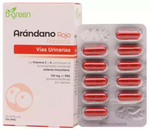 B.green Cranberry-Probiotika 30 Kapseln