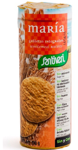 Santiveri Zuckerfreie Maria-Kekse