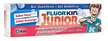 Kin Kin Fluor Junior Erdbeer-Gel 75 ml