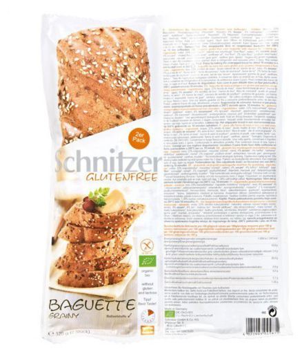 Schnitzer Glutenfreies Kernenbaguette 320 g bio