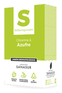 Sanasur Glycerin- und Schwefelseife 100 gr
