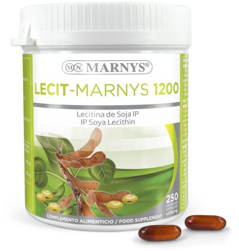 Marnys Sojalecithin 1200 mg 250 Kapseln