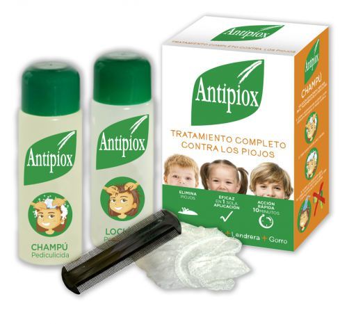 Antipiox Pack Lotion + Shampoo + Nissenkamm + Kappe