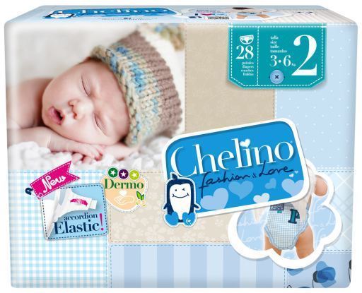 Chelino Fashion and Love Doppelkernwindeln 28 St&uuml;ck Gr&ouml;&szlig;e 2