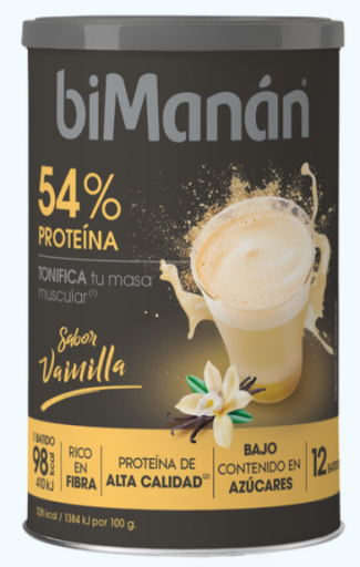 biMan&aacute;n Vanille-Proteinshake 360 g