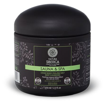 Natura Siberica Sauna & Spa Peeling mit Zedern-Detox-Salz 370 ml