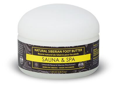 Sauna &amp; Spa Nat&uuml;rliche sibirische Fu&szlig;butter 120 ml