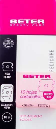 Beter 10 spare blades for Beter's Callus Cutter head