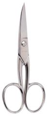 Vernickelte Fu&szlig;pflegeschere, gebogene Spitze