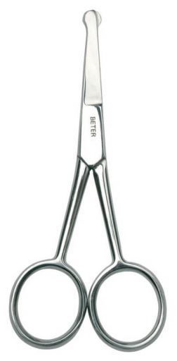 Beter Edelstahlschere mit gerader stumpfer Spitze 10,4 cm