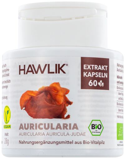 Hawlik Auricularia (Auricularia polytricha) 60 Kapseln