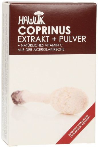Hawlik Coprinus Comatus Extrakt und Pulver 60 Kapseln