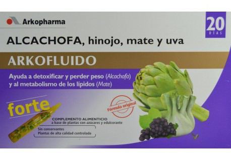 Arkofluido Forte Artischocke Fenchel 20 Ampullen